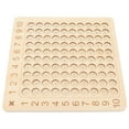 thumbnail image 3 of Tablero de multiplicación de madera, tablero educativo de juego de multiplicación para aprender a enseñar a jugar, 3 of 9