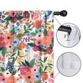 thumbnail image 4 of Blackout Kids Curtains,Pioneer Flower Floral Print Pattern Childrens Insulated Curtains Set Of 2,Bedroom Essentials,Toddler Room Decor 52"x63", 4 of 5