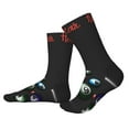 thumbnail image 2 of Pofeuu Happy New Year1 Print Crew Socks, Adult Running Hiking Socks for Youth and Adult, 2 of 7
