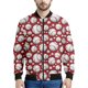 thumbnail image 3 of Chaqueta de béisbol con estampado 3D de moda para hombre, sudadera deportiva de gran tamaño, camisetas de manga larga, chaquetas de bombardero de calle con cremallera, abrigo, 3 of 5