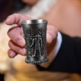 thumbnail image 5 of Copa de cóctel de metal 30 ml Copa de vino Party Bar Drinkware (Bronce verde C) Sywqhk Libre de BPA, 5 of 5