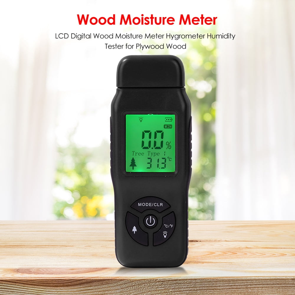 Timber Digital Wood Moisture Meter LCD Display with Backlight Timber ...