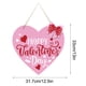 thumbnail image 3 of Decoración Colgante de Corazón de Madera | Decoración de Pared y Puerta para San Valentín | Letrero Rústico de Madera Reutilizable para El Hogar, Jardín, Fiesta, Bar | Regalo Romántico para Novias, F, 3 of 6
