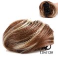 thumbnail image 2 of Moño desordenado Clip de pieza de cabello en extensiones de cabello de garra Peines sintéticos Carevas Pelucas, 2 of 7