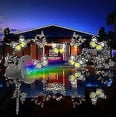 thumbnail image 3 of Luces de proyector de copo de nieve de Navidad iluminación decorativa de paisaje impermeable al aire libre Led, 3 of 4