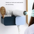 thumbnail image 4 of Soporte autoadhesivo para secador de pelo Inteprter para baño azul, 4 of 6