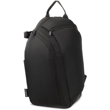 UPC: 0660685197541 | Canon Sling Backpack 100S (Black) – Water-Resistant Nylon Bag for DSLR and Lenses
