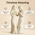 thumbnail image 6 of Pgyong Handmade Resin Sister Sculpture, Friendship Gift for Women, Elegant White Figurine Home Decor, Keepsake for Sister, Birthday Gift Idea, 6 of 9