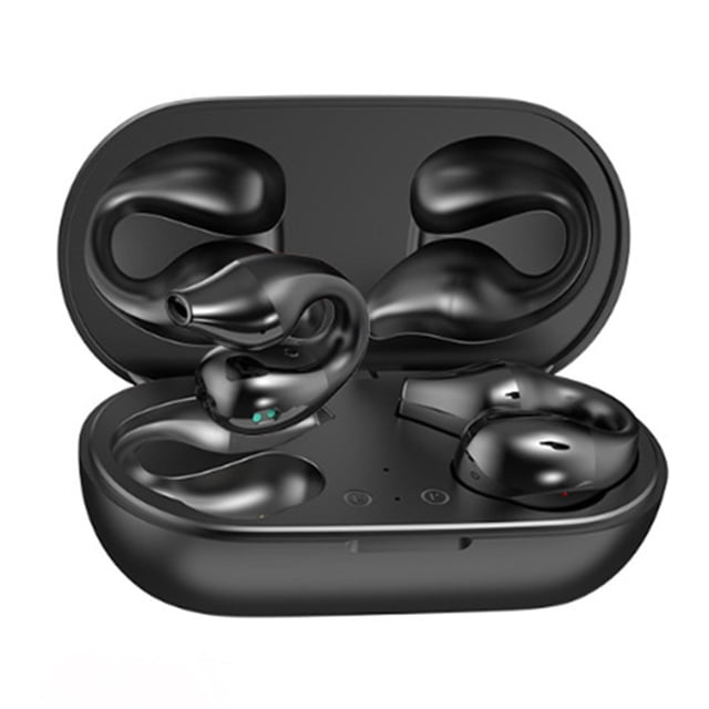 Auriculares de conducción de aire BT 5.2 Earhooks Auriculares inalámbricos F negro