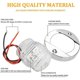 thumbnail image 4 of 4Pcs Marine Boat Interior Lights,12V LED Boat Deck Courtesy Light 3Inch Round White 6 LED Stern Tran, 4 of 5