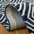 thumbnail image 6 of SAFAVIEH Metro Lauressa Geometric Area Rug, Navy/Ivory, 6' x 6' Square, 6 of 9