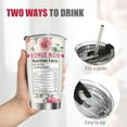 thumbnail image 3 of Gifts for Bonus Mom, Step Mom Gifts Ideas, Stainless Steel Bonus Mom Tumbler with Lid and Straw 20oz, Mothers Day Christmas Birthday Gifts for Step Mom Bonus Mom Mother in law (Pink Bonus Mom), 3 of 6
