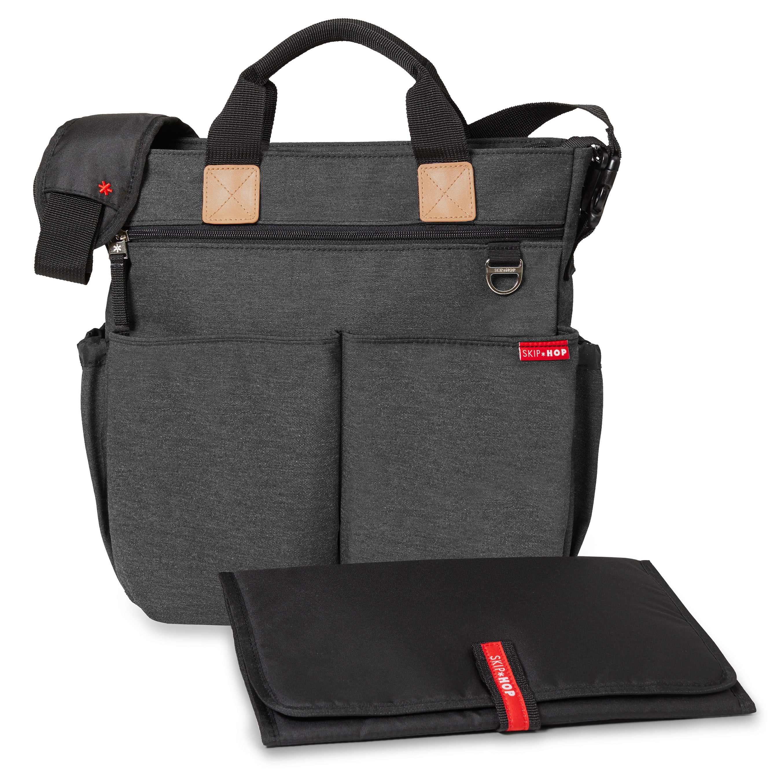 skip hop gray diaper bag