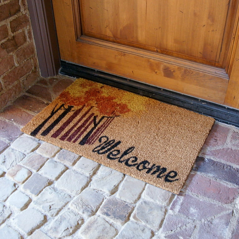 Rubber-Cal Fall Colors 18 in. x 30 in. A Welcome Fall Doormat