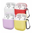 thumbnail image 1 of Étui Compatible pour AirPods, Étui en Silicone, Peau Protectrice pour Apple AirPods 1 2 (Lot de 4), 1 of 7