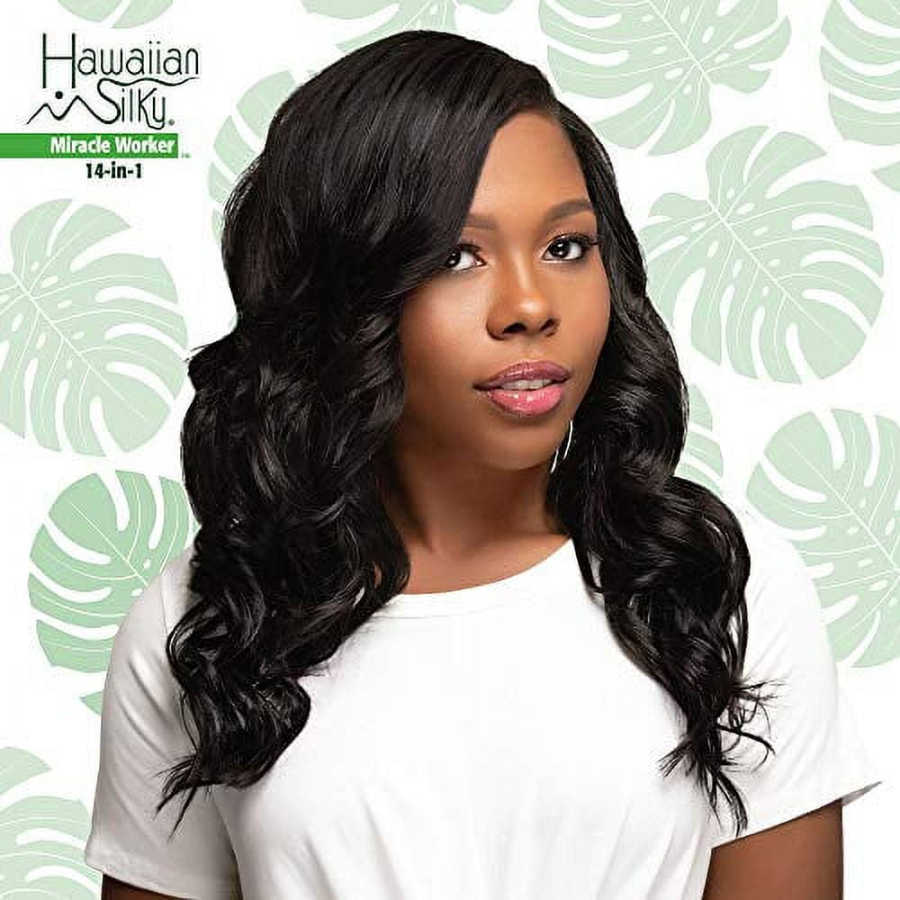 Hawaiian Silky 14n1 Miracle Worker 16oz., All Hair Types, Detangling