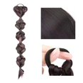 thumbnail image 3 of Peluca trenzada con extensión de cola de caballo y banda elástica para fiesta. Estilo E, 3 of 6