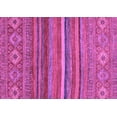 thumbnail image 1 of Ahgly Company Indoor Rectangle Abstract Purple Modern Area Rugs, 8' x 10', 1 of 4