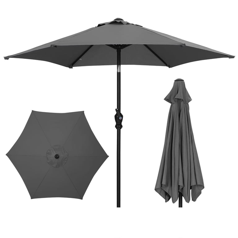 Ainfox 7.5ft Round Market Umbrella, UV Protection photo 5