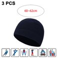 thumbnail image 2 of Gorra caliente de invierno de 3 piezas, gorra de lana polar suave, gorra gruesa a prueba de viento, gorra de esquí al aire libre para hombres y mujeres Afortunado Sencillez, 2 of 4