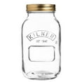 thumbnail image 3 of Kilner Regular Mouth Glass Mason Jars with Sealing Lids, 1L, 3 of 4