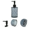 thumbnail image 5 of Unique Bargains 1 Pc Diamond-shaped Soap Dispenser 11.16oz Gray Black, 5 of 6