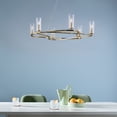 thumbnail image 5 of Kichler Lighting - Harpin - 6 Light Medium Chandelier-8.5 Inch Tall and 37.75, 5 of 7
