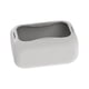 thumbnail image 3 of Caja de pañuelos de silicona, porta servilletas de papel, estuche de pañuelos decorativo portátil Blanco, 3 of 9