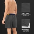 thumbnail image 4 of Natural Feelings Men's 5-Pack Cotton Knitted Comfort Loose Boxer Shorts Elastic Waistband Underwear, 4 of 7