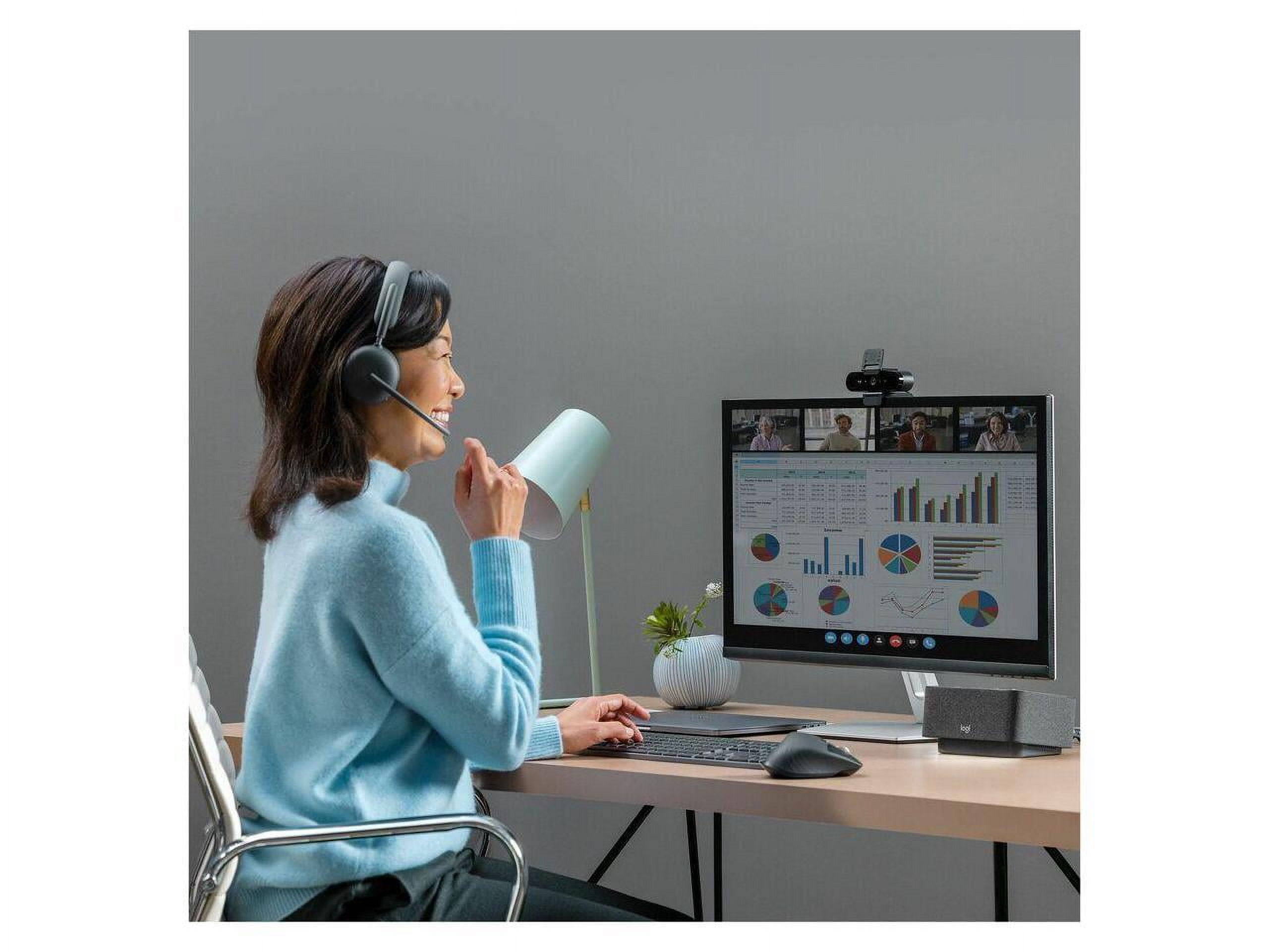 Logitech Zone Wireless 2 Over-the-Head Headset, Graphite
