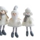 thumbnail image 5 of Muñeco de Ángel de peluche para decoración navideña, colgante de niña con Orejas de conejo, decoración de árbol de Navidad, regalos de vacaciones, novedad, 5 of 6