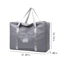 thumbnail image 3 of Kayannuo Foldable Travel Duffel Bag Tote Carry On Luggage Sport Duffle Week-ender Overnight For Women And Girls, 3 of 8