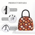 thumbnail image 4 of Disketp Happy Thanksgiving Day Bolsa Térmica para Almuerzo, Lonchera con Abertura Amplia y Gran Capacidad, Organizador Reutilizable para Mujeres, Hombres y Adultos, 4 of 6