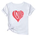 thumbnail image 1 of Camisetas de Manga Corta para Mujeres, Camiseta de Cuello Redondo Impresa de Moda, Primavera Y Verano Casual, 1 of 1