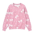 thumbnail image 4 of BXJX Girls Christmas Sweaters, Fall Winter Knit Crew Neck Cute Pullover Xmas Tops Pink Size 11-12 T, 4 of 5