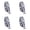 Silver C 4 Packs, variant on WJY Self-Adhesive Crystal Rhinestone Ribbon Resin Diamond Glitter Sticker Roll Silver 1 Pack