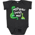 thumbnail image 3 of Inktastic My Papaw Grandpa Loves Me Dinosaur Boys Baby Bodysuit, 3 of 5