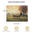 thumbnail image 2 of COMIO Farmhouse Wall Art - Old Barn&amp;Truck Canvas Pictures Wall Art, Country Windmill Landscape Prints, Modern Farmhouse Scenery Painting, Farm Horse Framed Artwork for Home Wall Decor, 2 of 5