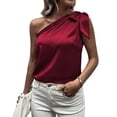 thumbnail image 1 of Txlixc Chaleco de hombro único para mujeres, corbata sin mangas Txlixc moda, 1 of 7