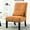 Orange, variant on Chenille Fiber Weave | Easy - to - Assemble Chair with Pillow | Sturdy and Attractive Home Piece