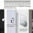 thumbnail image 4 of 2pack Extra-Long RV Cam Lock with 8025 Key Code 2 Inch Weather Resistant Cam Lock for RV Thick Drawer and Compartment Door Replacing CH751 Lock_Lu, 4 of 5