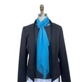 thumbnail image 6 of Wrapables Lightweight Sheer Solid Color Georgette Scarf, Sky Blue, 6 of 9