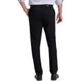 thumbnail image 3 of Haggar Mens Iron Free Premium Khaki Slim-Straight Fit Flat Front Flex Waist Casual Pant, 3 of 4