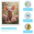 thumbnail image 3 of Diamond Art Kits for Adults, Piglet In Rose Garden Bliss 5D Diamond Painting Kits for Adults Beginners, DIY Full Drill Diamond Painting, Gem Art and Crafts 12x16, 3 of 7
