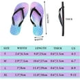 thumbnail image 2 of Dreamtimes Women Flip Flops Slippers Mermaid Scale Tail Rainbow Ocean Sea Moire Sandals for Beach Summer Shower Men Boy Girl Kid, 2 of 5