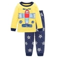 thumbnail image 6 of WIBACKER Toddler and Little Boys 2-Piece Cotton Pajamas Long Sleeve Fall Winter PJ Set Kid Airplane Sleepwear, 6 of 6