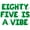 Green, variant on Letter Balloons - EIGHTY FIVE IS A VIBE 16" Inch Alphabet Letters Foil Mylar Balloon 85th Birthday Party Banner (Pink)