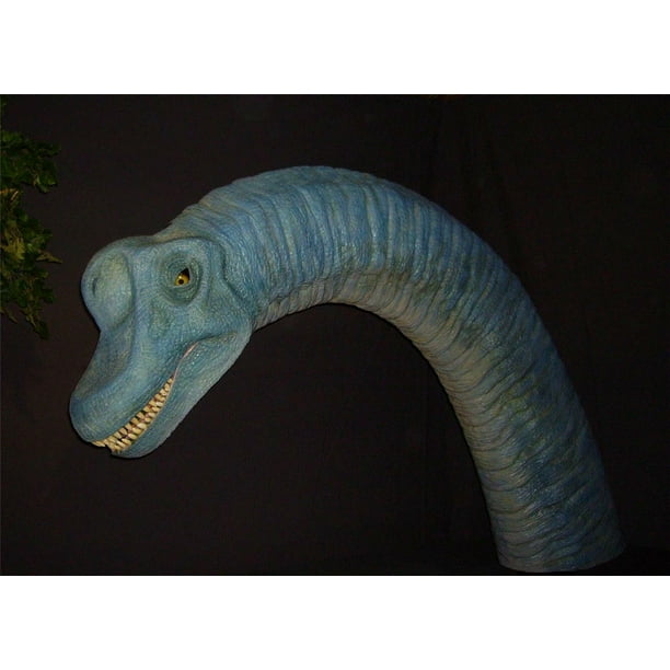dinosaur with long back of head