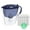 Water Pitcher with 4 Filters, variant on SimPure 10 Cup Water Filtration Pitcher with 1 Standard Filters, DP06, Blue