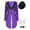Purple, variant on Aislor Women Magician Cosplay Costumes Tailcoat Jacket Halloween Performance Fancy Dress up Outfits Red XL
